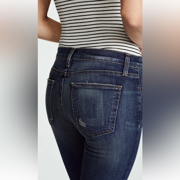 Current/Elliott The Stiletto Skinny Jeans Townie Blue Size 27 - Picture 4 of 14